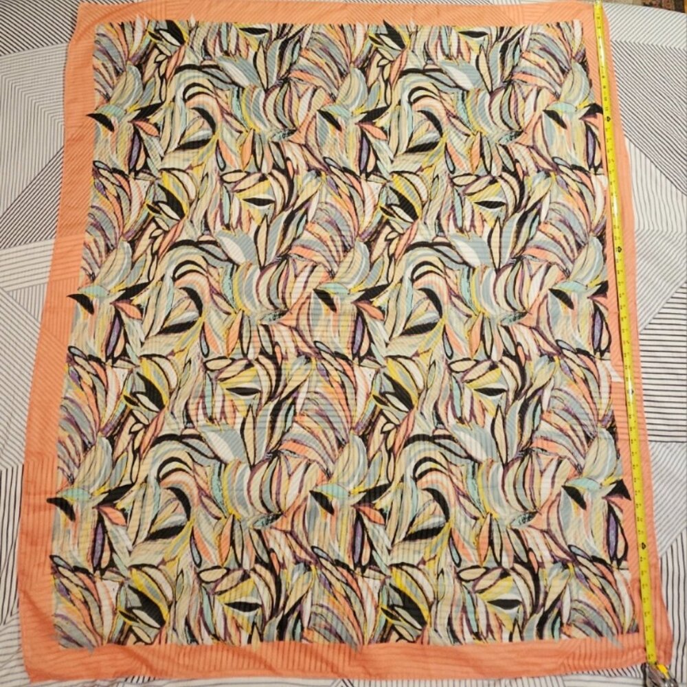 Bohemian Multicolored Rectangular Scarf